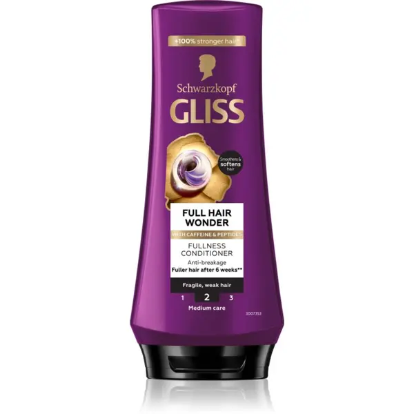 Schwarzkopf Schwarzkopf Gliss Full Hair Wonder regeneracijski balzam za krhke lase 200 ml