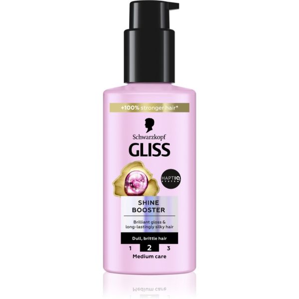 Schwarzkopf Schwarzkopf Gliss Liquid Silk serum brez spiranja za krepitev in sijaj las Shine Booster 100 ml