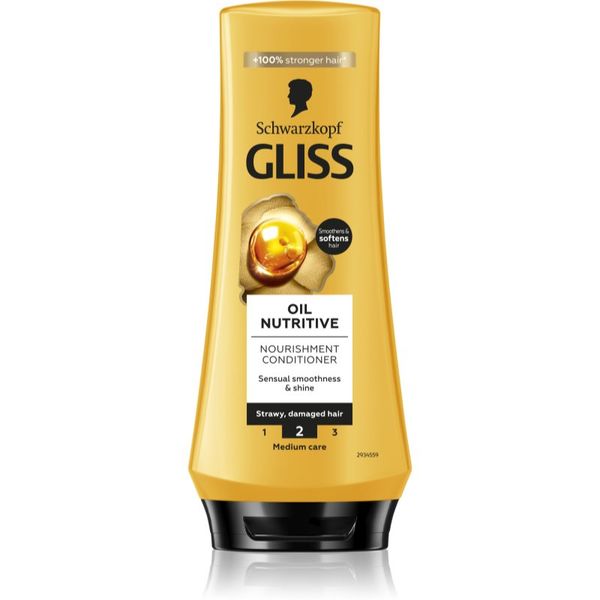 Schwarzkopf Schwarzkopf Gliss Oil Nutritive hranilni balzam z oljem 200 ml