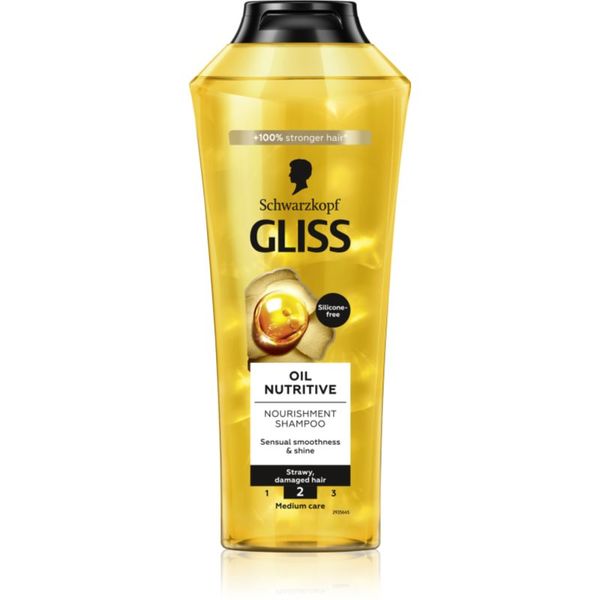 Schwarzkopf Schwarzkopf Gliss Oil Nutritive hranilni šampon z oljem 400 ml