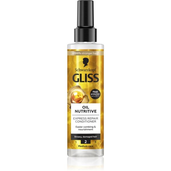 Schwarzkopf Schwarzkopf Gliss Oil Nutritive regeneracijski balzam za neobvladljive lase 200 ml