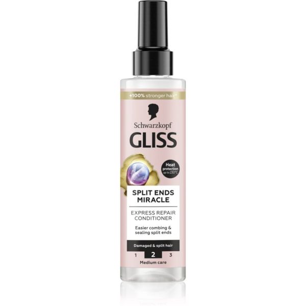 Schwarzkopf Schwarzkopf Gliss Split Ends Miracle balzam brez spiranja za razcepljene konice 200 ml