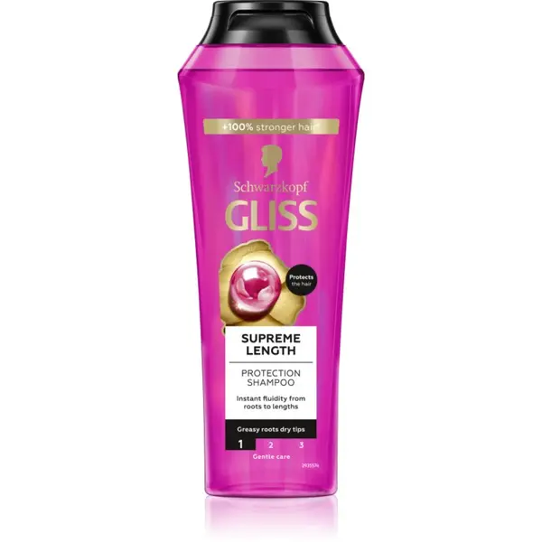 Schwarzkopf Schwarzkopf Gliss Supreme Length zaščitni šampon za dolge lase 250 ml