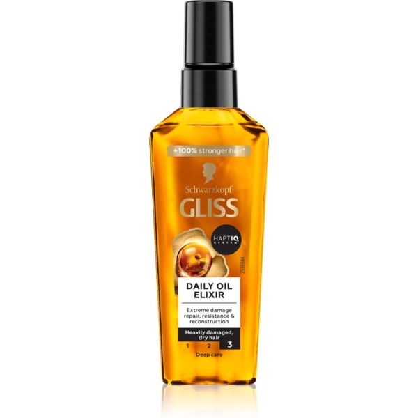 Schwarzkopf Schwarzkopf Gliss Ultimate Repair hranljivi serum za suhe in poškodovane lase 75 ml
