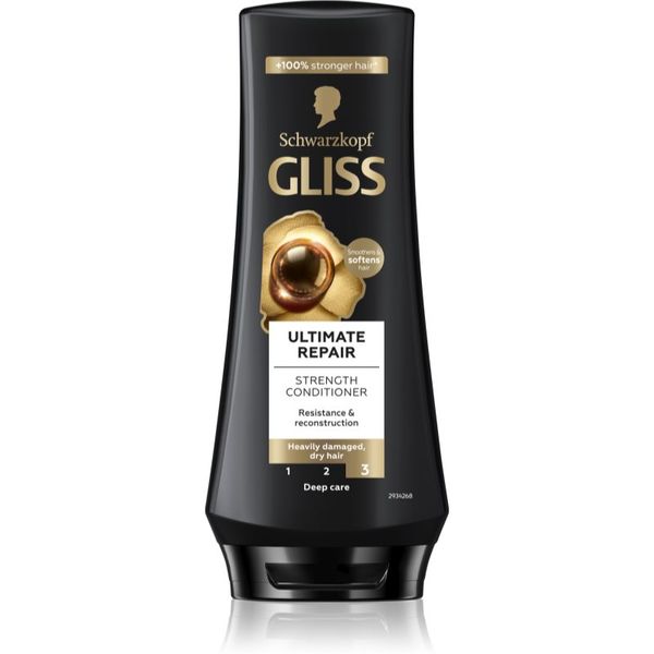 Schwarzkopf Schwarzkopf Gliss Ultimate Repair krepilni balzam za suhe in poškodovane lase 200 ml
