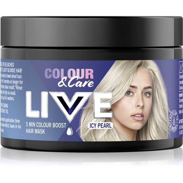 Schwarzkopf Schwarzkopf LIVE Colour & Care barvna maska za lase odtenek Icy Pearl 150 ml