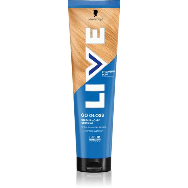 Schwarzkopf Schwarzkopf LIVE Colour + Care hranilna maska za lase odtenek Strawberry Soda 150 ml