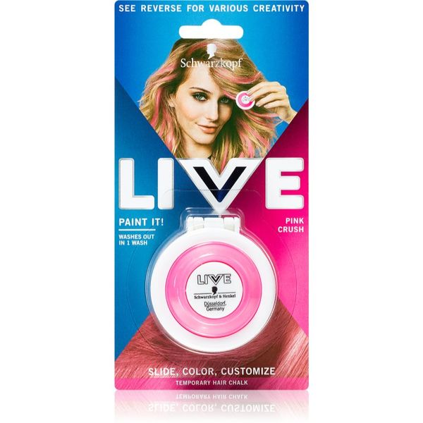 Schwarzkopf Schwarzkopf LIVE Paint It kreda za lase odtenek Pink Crush 3,5 g