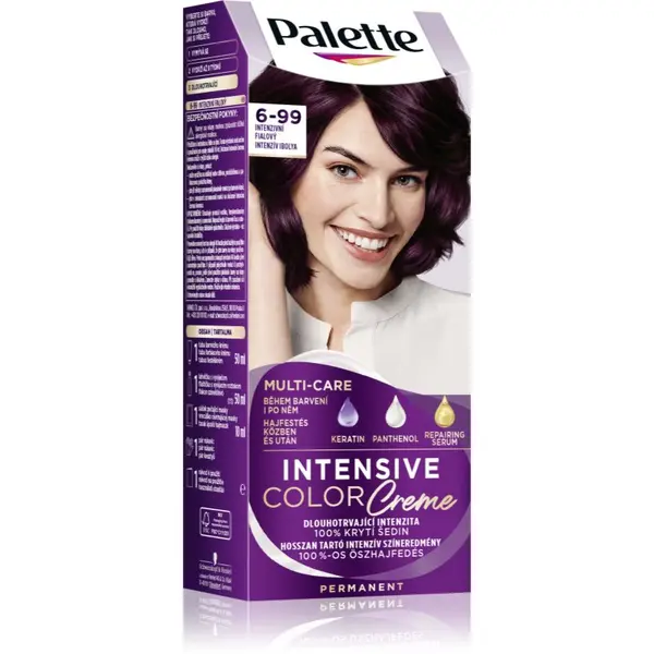 Schwarzkopf Schwarzkopf Palette Intensive Color Creme permanentna barva za lase odtenek 6-99 (V5) Intense Violet 1 kos