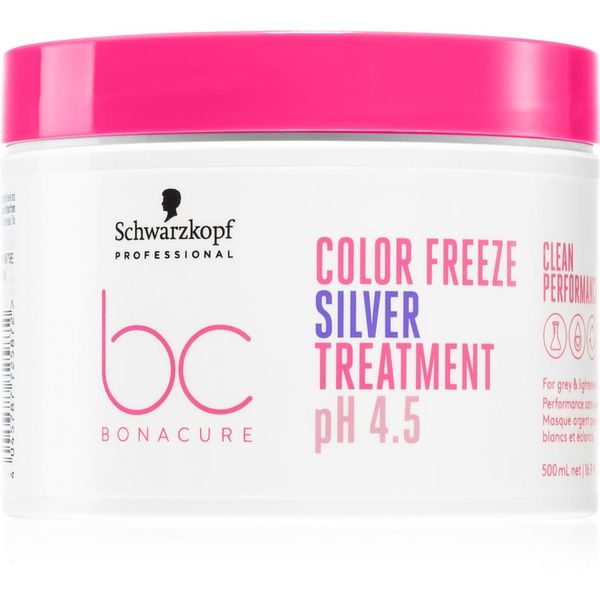 Schwarzkopf Professional Schwarzkopf Professional BC Bonacure Color Freeze Silver maska za nevtralizacijo rumenih odtenkov 500 ml