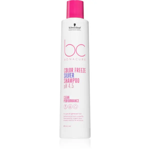 Schwarzkopf Professional Schwarzkopf Professional BC Bonacure Color Freeze Silver srebrni šampon za blond lase in lase s prameni 250 ml