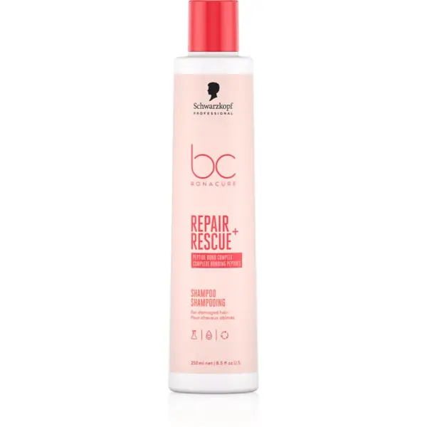 Schwarzkopf Professional Schwarzkopf Professional BC Bonacure Repair Rescue+ negovalni šampon za poškodovane lase 250 ml