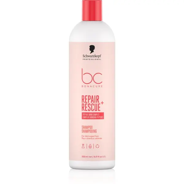 Schwarzkopf Professional Schwarzkopf Professional BC Bonacure Repair Rescue+ negovalni šampon za poškodovane lase 500 ml