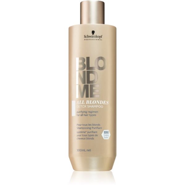 Schwarzkopf Professional Schwarzkopf Professional Blondme All Blondes Detox čistilni razstrupljevalni šampon za blond lase in lase s prameni 300 ml