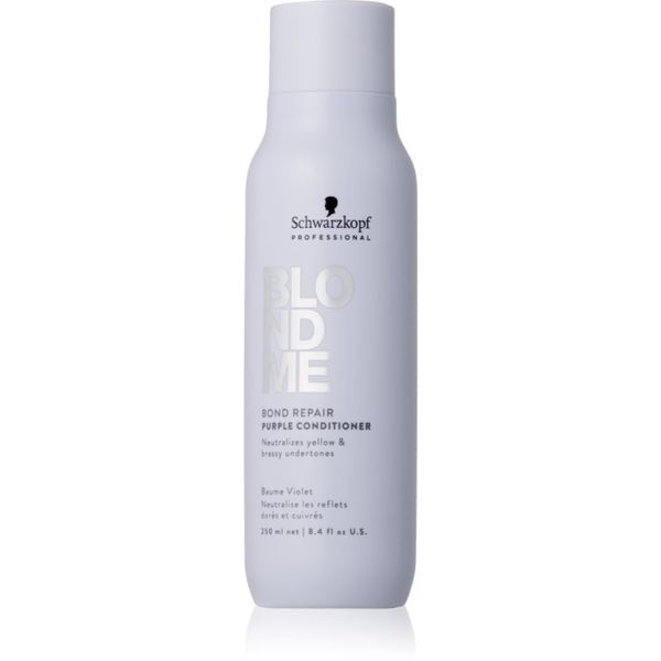 Schwarzkopf Professional Schwarzkopf Professional Blondme Bond Repair Purple Conditioner vijoličen balzam za blond lase 250 ml
