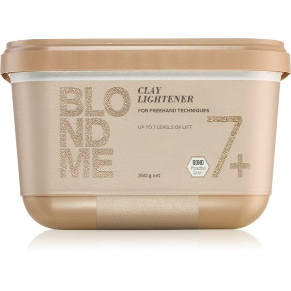 Schwarzkopf Professional Schwarzkopf Professional Blondme Clay Lightener vrhunski osvetljevalec z vsebnostjo ilovice 7+ 350 g