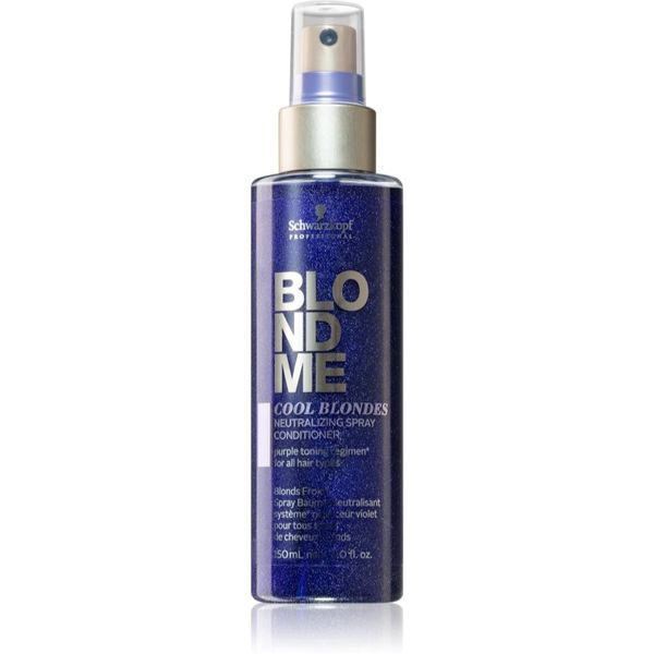 Schwarzkopf Professional Schwarzkopf Professional Blondme Cool Blondes balzam brez spiranja v pršilu za nevtralizacijo rumenih odtenkov 150 ml