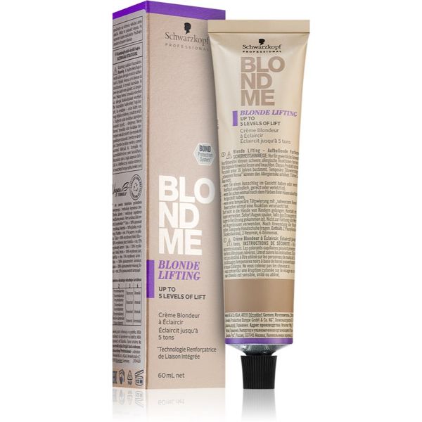 Schwarzkopf Professional Schwarzkopf Professional Blondme Lifting posvetlitvena krema za blond lase odtenek Biscuit 60 ml