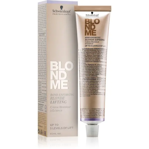 Schwarzkopf Professional Schwarzkopf Professional Blondme Lifting posvetlitvena krema za blond lase odtenek Steel Blue 60 ml