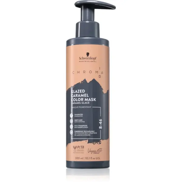 Schwarzkopf Professional Schwarzkopf Professional Chroma ID Color Mask intenzivna barvna maska za lase odtenek 8-46 Glazed Caramel 300 ml