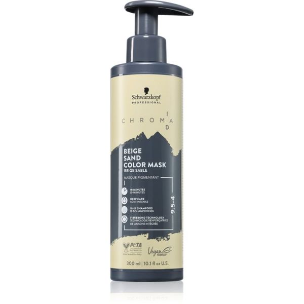 Schwarzkopf Professional Schwarzkopf Professional Chroma ID Color Mask intenzivna barvna maska za lase odtenek 9.5-4 Beige Sand 300 ml