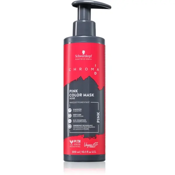 Schwarzkopf Professional Schwarzkopf Professional Chroma ID Color Mask intenzivna barvna maska za lase odtenek Pink 300 ml