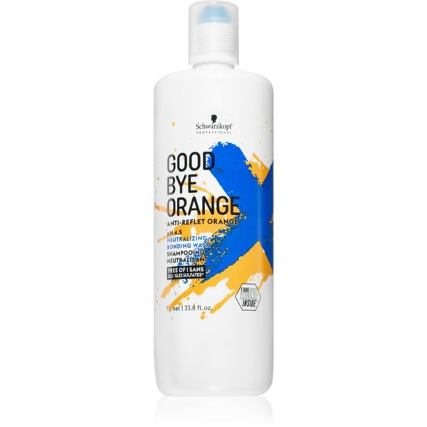 Schwarzkopf Professional Schwarzkopf Professional Goodbye  Orange šampon za toniranje za nevtralizacijo medeninastih podtonov 1000 ml