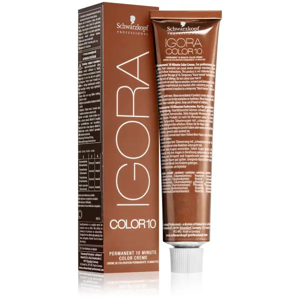 Schwarzkopf Professional Schwarzkopf Professional IGORA Color 10 permanentna barva za lase odtenek 5-0 Light Brown Natural 60 ml