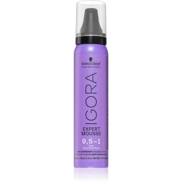 Schwarzkopf Professional Schwarzkopf Professional IGORA Expert Mousse pena za barvanje za lase odtenek 9,5-1 Pearl 100 ml