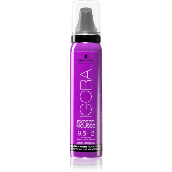 Schwarzkopf Professional Schwarzkopf Professional IGORA Expert Mousse pena za barvanje za lase odtenek 9,5-12 Moonstone 100 ml