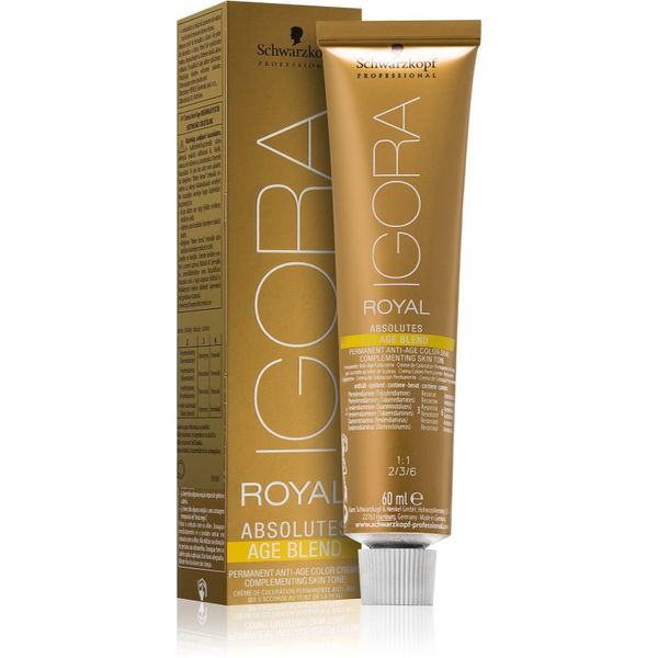 Schwarzkopf Professional Schwarzkopf Professional IGORA Royal Absolutes Age Blend barva za lase odtenek 8-140 Light Blonde Cendré Beige Natural 60 ml