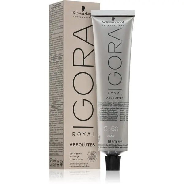 Schwarzkopf Professional Schwarzkopf Professional IGORA Royal Absolutes barva za lase odtenek 5-60 Light Brown Chocolate Natural 60 ml