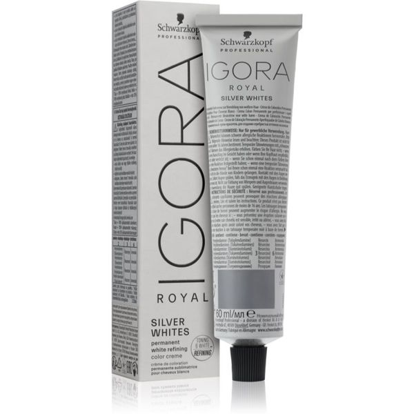 Schwarzkopf Professional Schwarzkopf Professional IGORA Royal Absolutes SilverWhite tonirana demi-permanentna barva za srebrne in bele lase odtenek Dove Grey 60 ml