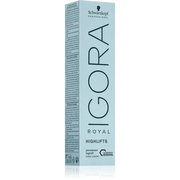 Schwarzkopf Professional Schwarzkopf Professional IGORA Royal Highlifts barvna krema za hladne blond odtenke odtenek 10-0 60 ml
