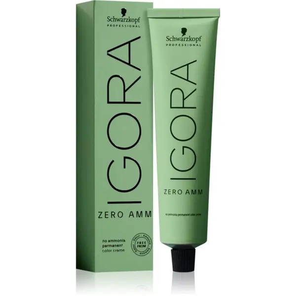 Schwarzkopf Professional Schwarzkopf Professional IGORA ZERO AMM permanentna barva za lase brez amoniaka odtenek 3-0 60 ml