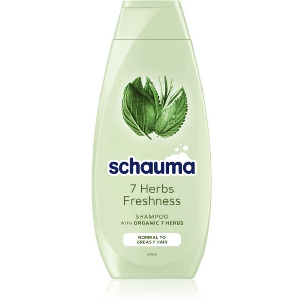 Schwarzkopf Schwarzkopf Schauma 7 Herbs zeliščni šampon za normalne in mastne lase 400 ml