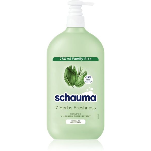 Schwarzkopf Schwarzkopf Schauma 7 Herbs zeliščni šampon za normalne in mastne lase 750 ml