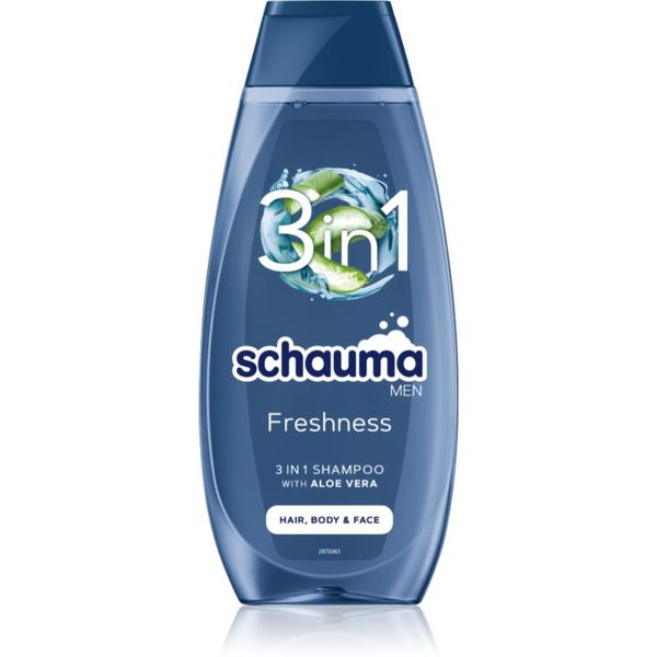 Schwarzkopf Schwarzkopf Schauma MEN osvežujoči šampon za obraz, telo in lase 400 ml