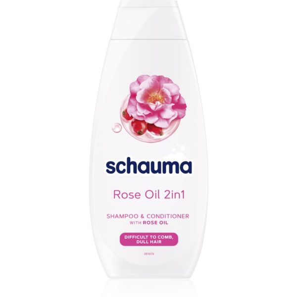 Schwarzkopf Schwarzkopf Schauma Rose Oil šampon in balzam 2 v1 za lažje česanje las 400 ml
