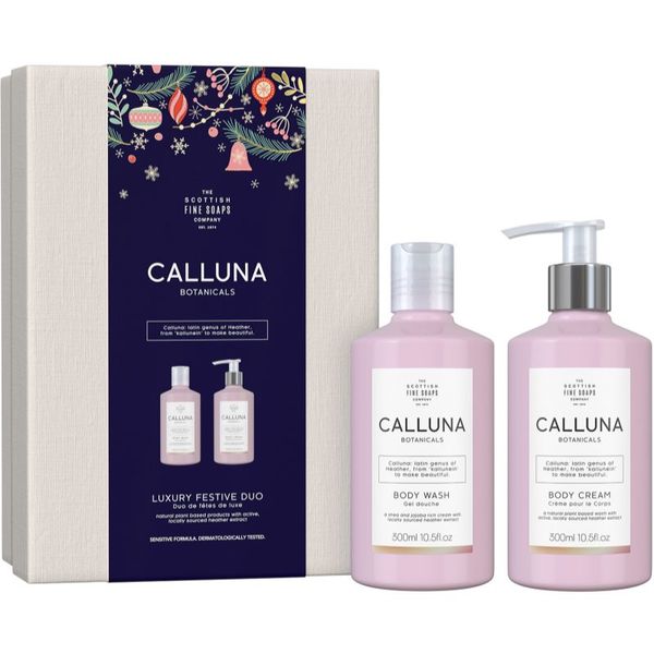 Scottish Fine Soaps Scottish Fine Soaps Calluna Botanicals Luxury Festive Duo darilni set Vanilla&Rose(za telo)