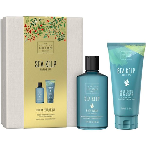 Scottish Fine Soaps Scottish Fine Soaps Sea Kelp Luxury Festive Duo darilni set (za telo)