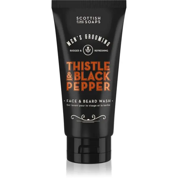 Scottish Fine Soaps Scottish Fine Soaps Thistle & Black Pepper gel za umivanje za obraz in brado 150 ml