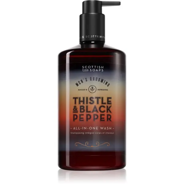 Scottish Fine Soaps Scottish Fine Soaps Thistle & Black Pepper milo za obraz, telo in lase 500 ml