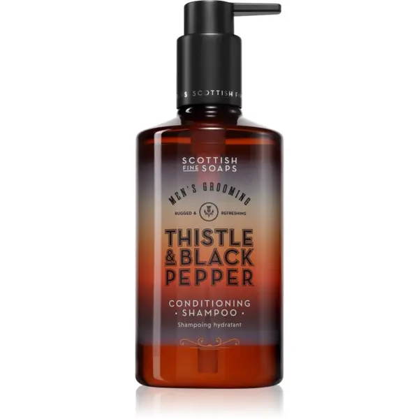 Scottish Fine Soaps Scottish Fine Soaps Thistle & Black Pepper šampon za moške 300 ml