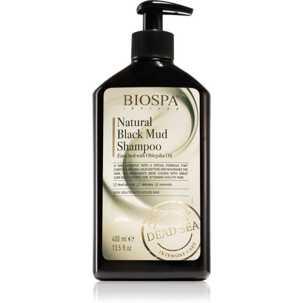 Sea of Spa Sea of Spa Bio Spa Natural Black Mud hranilni šampon za lase brez vitalnosti 400 ml