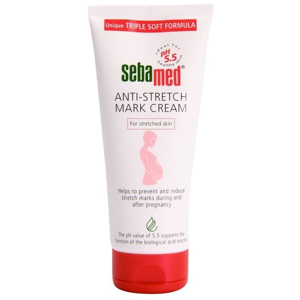 Sebamed Sebamed Anti-Stretch Mark Cream krema za telo za preprečevanje in zmanjševanje strij 200 ml