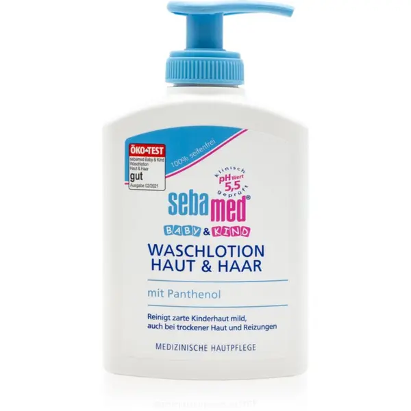 Sebamed Sebamed Baby emulzija za umivanje za telo in lase z dozirno črpalko 200 ml