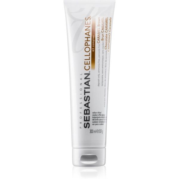 Sebastian Professional Sebastian Professional Cellophanes maska, ki vrača sijaj barvanim lasem Caramel Brown 300 ml