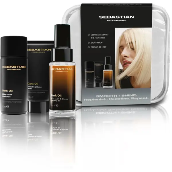Sebastian Professional Sebastian Professional Dark Oil Set Potovalni set za sijaj in mehkobo las