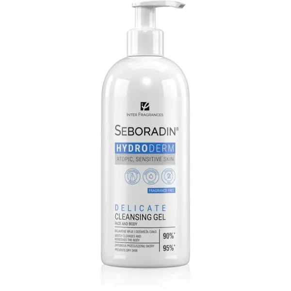 Seboradin Seboradin Hydroderm nežni čistilni gel za telo in obraz za občutljivo kožo 400 ml